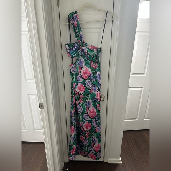 Free People Audette Floral Printed Cutout Maxi Dress - Picture 5 of 9